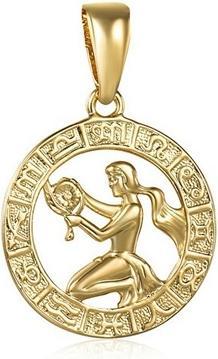 JVD Gold-plated pendant Virgo SVLP0713XH2GOPA