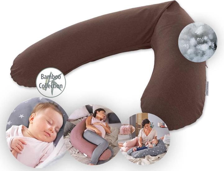 Produktbild Theraline Stillkissen "Das Original" mit Polyester Hohlfaser Füllung inkl. Bezug 190 cm (190 cm)