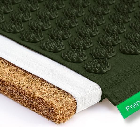 Image du produit Pranamat Eco Massage Set - Matelas et Coussin Édition Limitée vert foncé