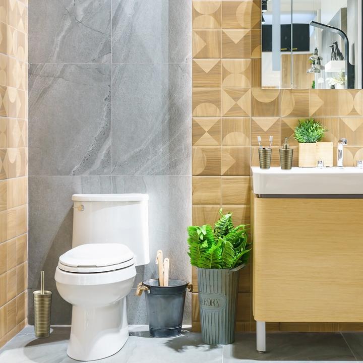 Actual product image Relaxdays Bathroom-accessory set