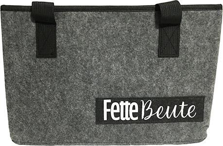 Bekos Einkaufstasche / Henkeltasche aus Filz "Fette Beute"