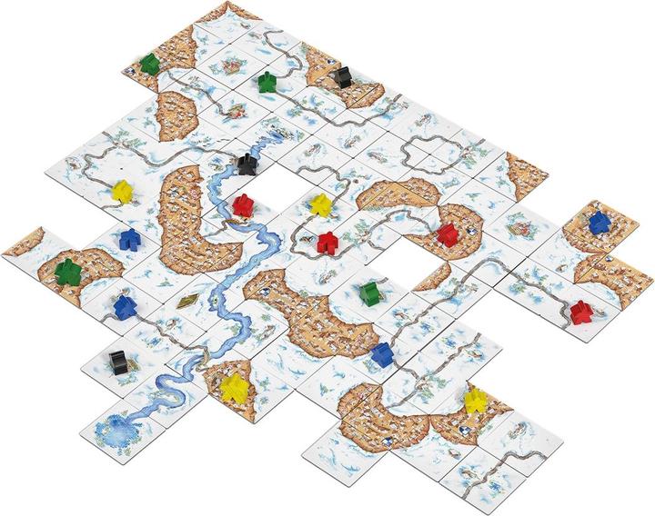 Actual product image Hans im Glück HIGD0506 - Carcassonne Winter-Edition, Brettspiel, für 2-5 Spieler, ab 7 Jahren (DE-Ausgabe) (German)