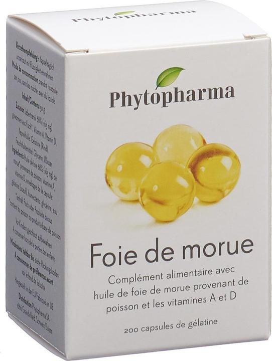 Produktbild Phytopharma Lebertran (200 Stück, Kapseln, 50 g)