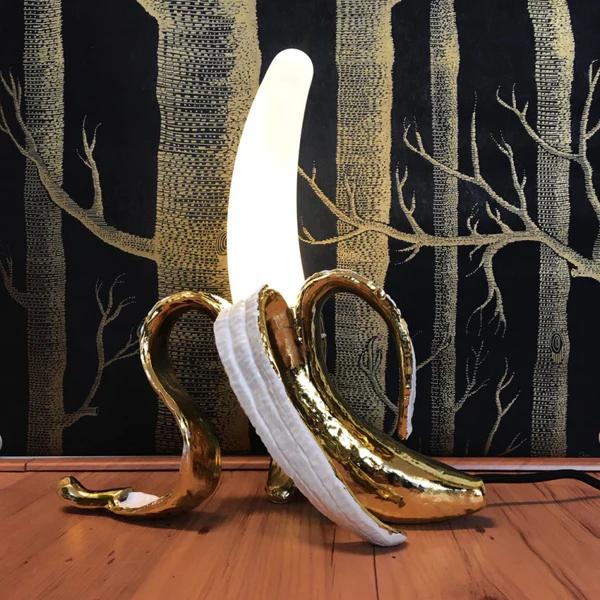 Image du produit Seletti Banana Lamp Louie Lampe de table or (480 lm, E14)