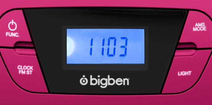 Produktbild Bigben Tragbares CD/ Radio CD61 USB- pink (FM, PLL)