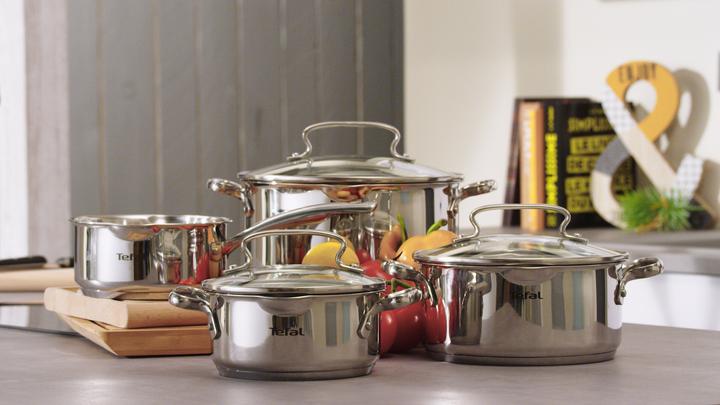 Actual product image Tefal Duetto+ Set (24 cm, Pot, Stainless steel)