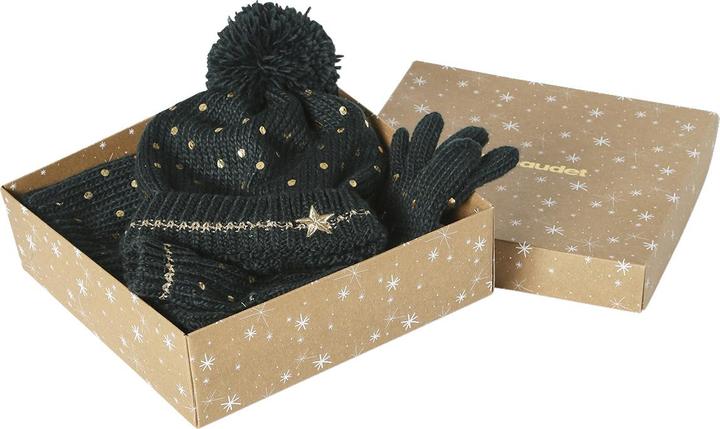 Immagine prodotto Vertbaudet Set regalo di Natale per bambine: cappello, sciarpa rotonda e muffole