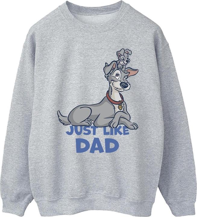 Disney Lady And The Tramp Just Like Dad Sweatshirt (S)