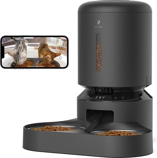 Immagine prodotto Petlibro Vassoio per alimenti doppio con fotocamera (5 l)