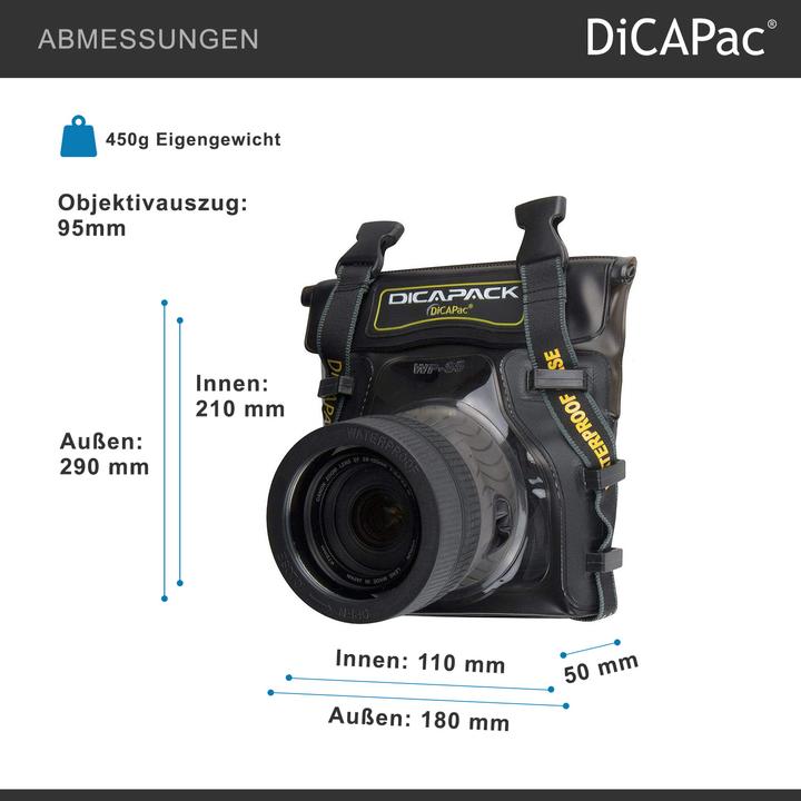 Image du produit DiCAPac Wp-S5 (Sac à bandoulière pour appareil photo, 1 l)