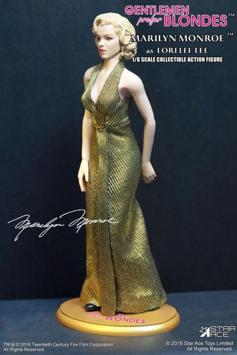 Produktbild Star Ace Toys Blondinen bevorzugt - My Favourite Legend: 1/6 Marilyn Monroe Gold Dress Ver.