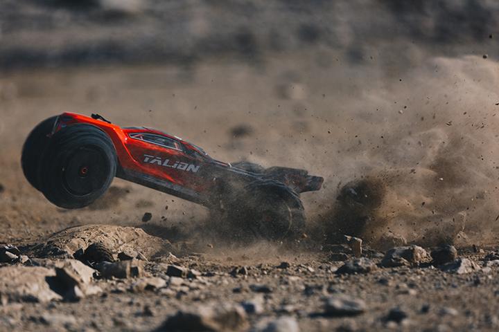 Image du produit Arrma Talion 6S BLX 4WD - Truggy ARTR - Rouge/ Noir (Presque prêt à être conduite)
