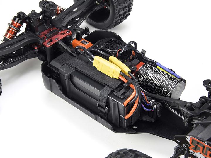 Image du produit Arrma Talion 6S BLX 4WD - Truggy ARTR - Rouge/ Noir (Presque prêt à être conduite)
