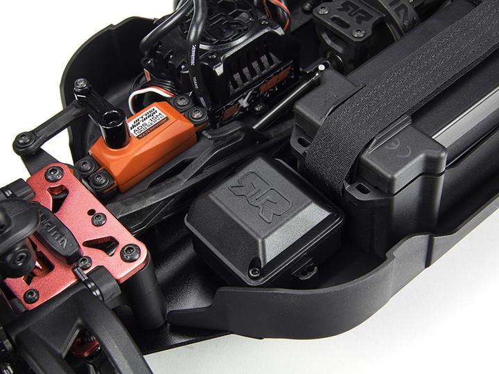 Image du produit Arrma Talion 6S BLX 4WD - Truggy ARTR - Rouge/ Noir (Presque prêt à être conduite)