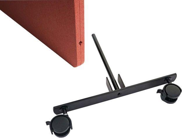 Actual product image Mendler Acoustic partition wall, office privacy screen room divider pin board, double-walled rollable (127 x 80 x 39 cm)