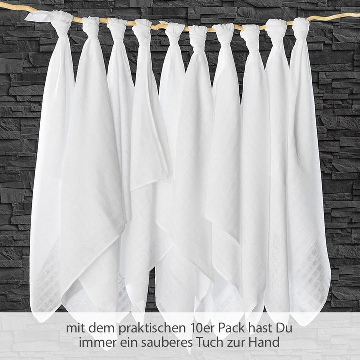Produktbild La Loona LaLoona Mullwindeln & Mulltücher Mullwindeln / Mulltücher / Spucktücher 10er Pack 80 (80 cm, 80 cm)