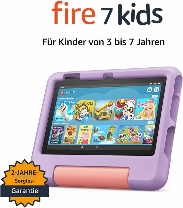 Actual product image Amazon Fire 7 Kids 16GB (WLAN only, 7", 16 GB, Purple Lavander)