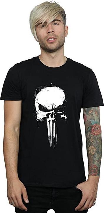 Immagine prodotto The Punisher Maglietta in cotone con logo Spray (L)