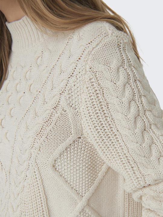 Actual product image Only High neck cable knit jumper (S)