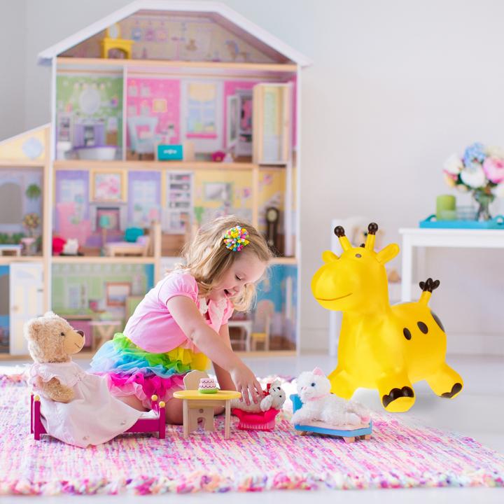 Actual product image Relaxdays Bouncy animal Giraffe