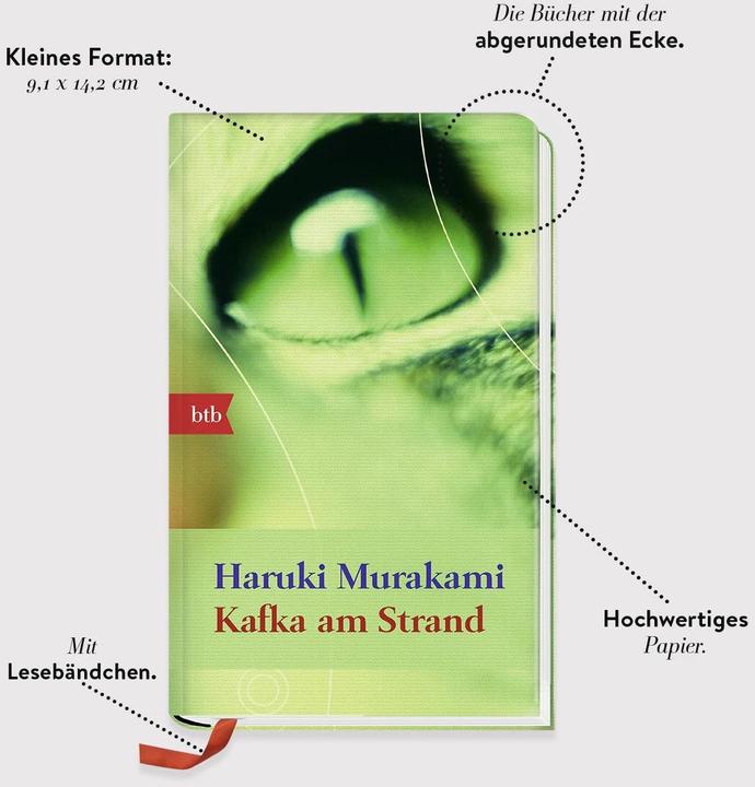 Actual product image Kafka am Strand (German, Haruki Murakami, 2009)