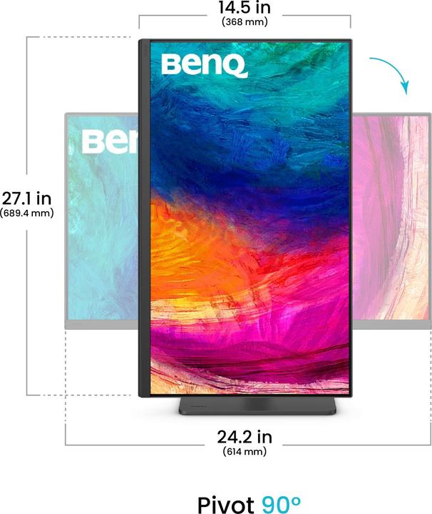 Produktbild BenQ PD2706QN (2560 x 1440 Pixel, 27")