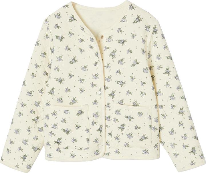 Produktbild Vertbaudet Mädchen-Set: Geblümte Jacke mit Steppnähten & Kleid (146)