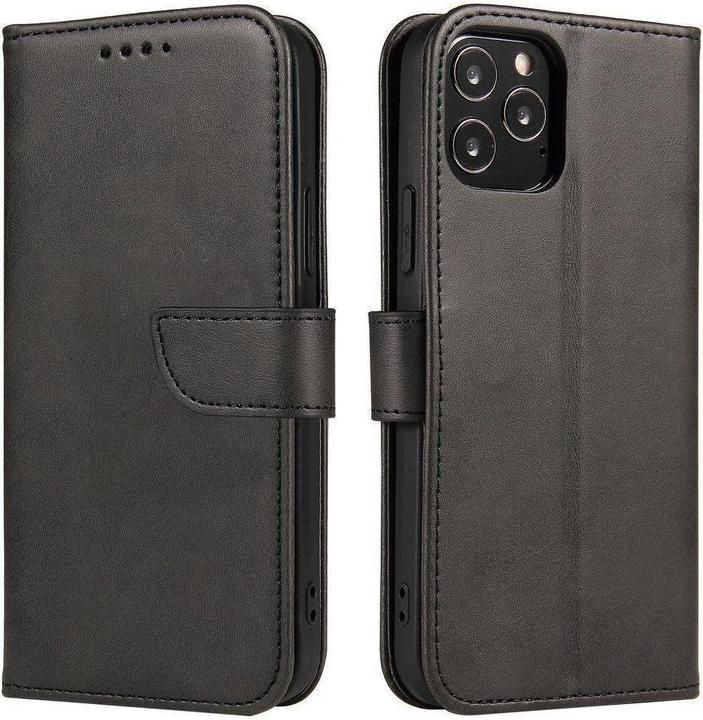 Image du produit Hurtel Magnet Case étui élégant avec rabat et fonction stand pour Motorola Moto G 2022 noir (Motorola Moto G Power (2022))