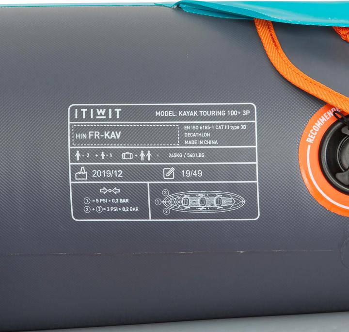 Actual product image Itiwit 100+ (3 pers.)