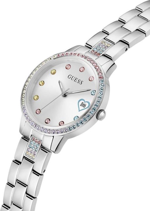 Actual product image Guess Three of Hearts (Analogue wristwatch, 34 mm)