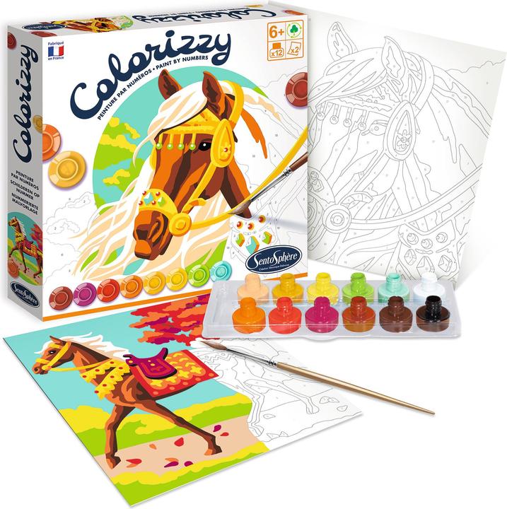 Produktbild Sentosphere Colorizzy Pferde