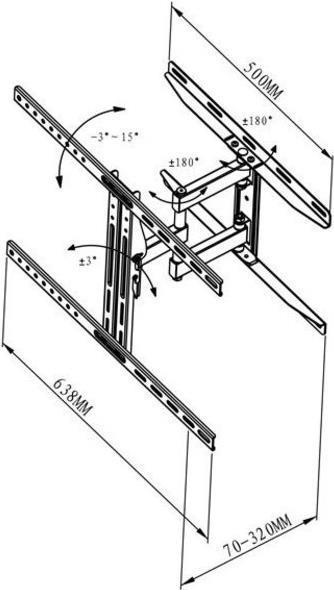 Produktbild Vivanco Bfmo 6060 (Wand, 65", 45 kg)