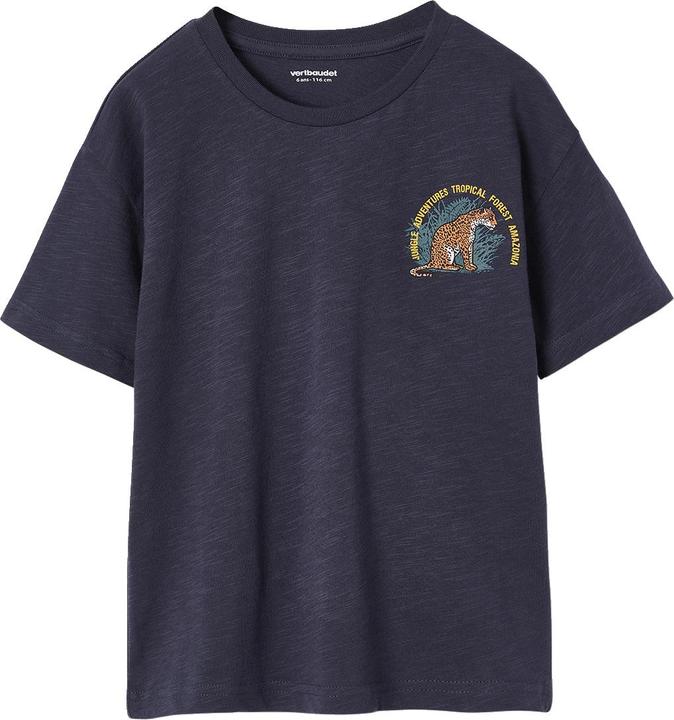 Immagine prodotto Vertbaudet Jungen T-Shirt mit Tiger vorn und hinten, Recycling-Baumwolle (110)