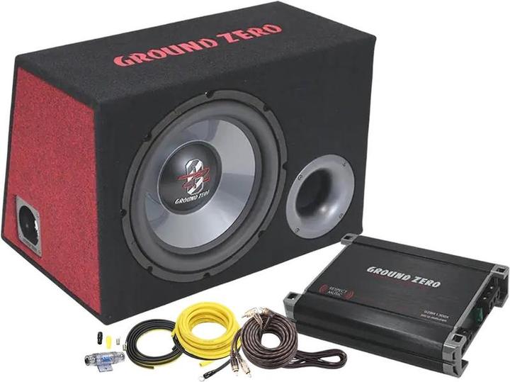 Ground Zero Zero Subwoofer pakket 12.300 compleet set