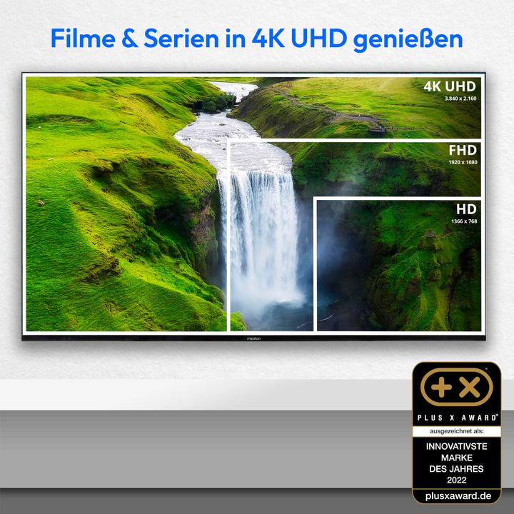Actual product image Hisense TV MEDION® LIFE® X15517 (MD 31642) Ultra HD LCD Smart TV (55", LCD, 4K)