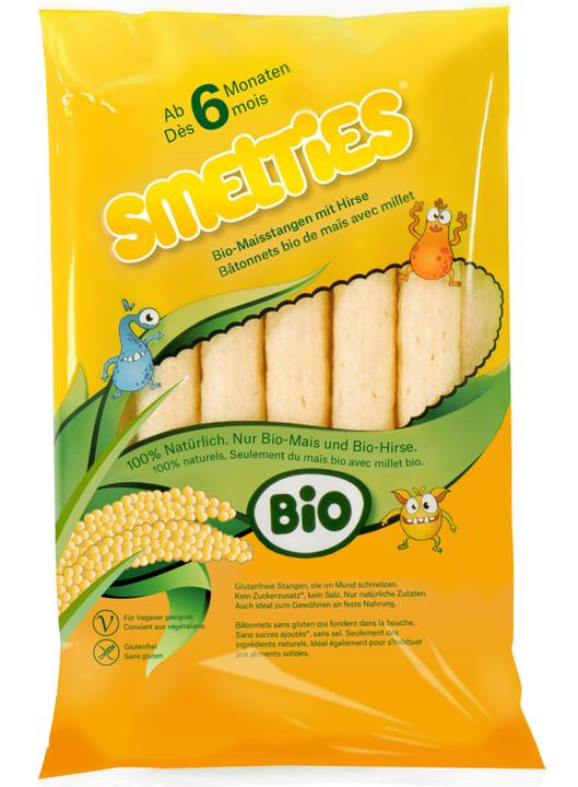 Produktbild Smelties Bio-Maisstangen mit Hirse (30 g)