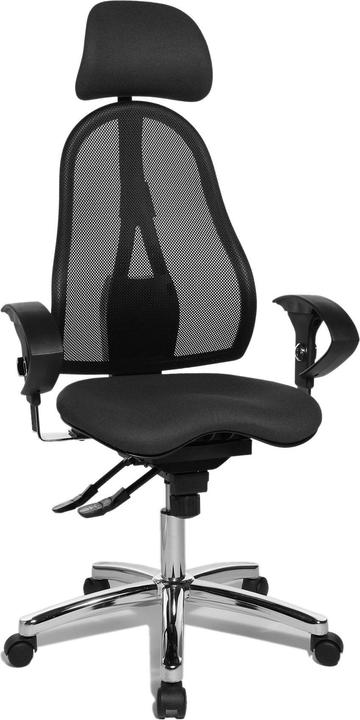 Image du produit Topstar Chaise de bureau Sitness 45, ST99U L52X anthracite, noir, tissu chromé