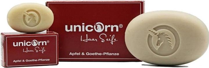Produktbild Unicorn Haarseife Apfel & Goethe-Pflanze 16 g (Festes Shampoo)