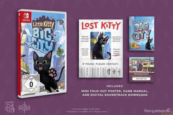 Produktbild Fangamer Little Kitty, Big City (Switch, DE)