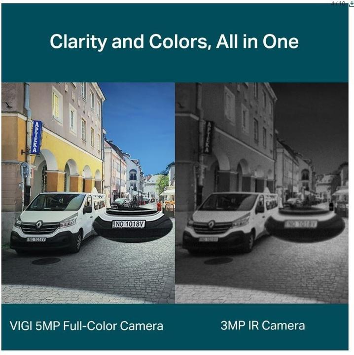 Produktbild TP-Link NET CAMERA 5MP IR DOME/VIGI C250(2.8MM) (2880 x 1620 Pixels)