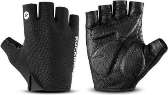 Rockbros S106BK cycling gloves, size S - black (S)