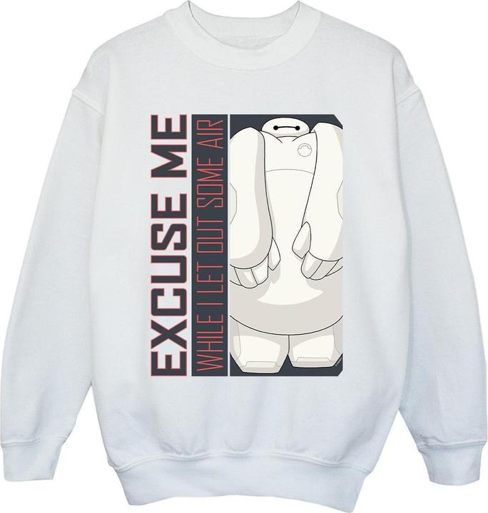Disney Big Hero 6 Baymax Excuse Me Some Air Sweatshirt Mädchen