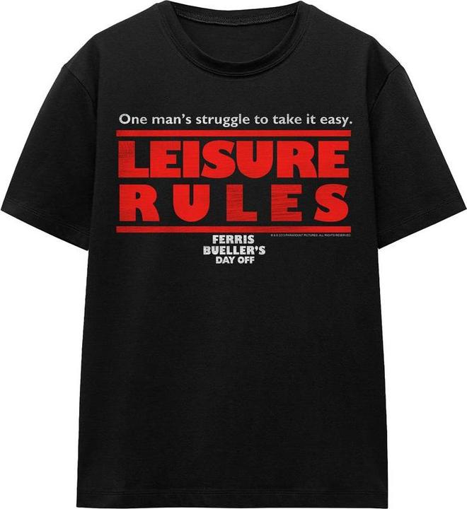Ferris Bueller´s Day Off Ferris Bueller's Day Off Leisure Rules TShirt (XL)