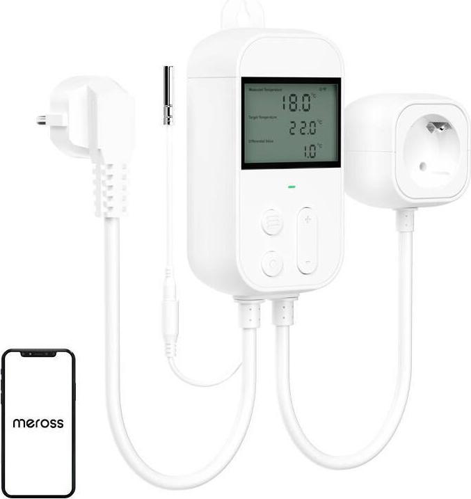 Productafbeelding Meross SMART HOME WI-FI THERMOSTAT/HEAT.&COOLING MTS200BHK