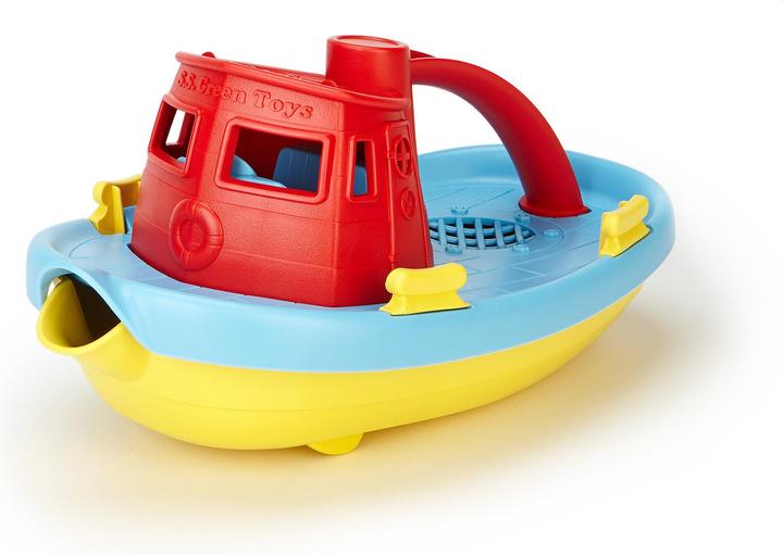Green Toys Tugboat - Red / Blue
