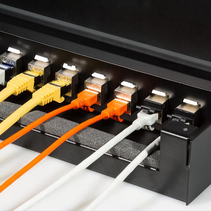 Produktbild LogiLink NP0091 - Konsolidierungspunkt-Gehäuse CP für 8 oder 12 Keystone (0.20 m)