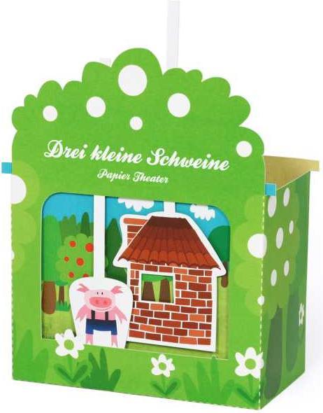 Actual product image Pukaca Paper theatre. 3 little pigs (German)