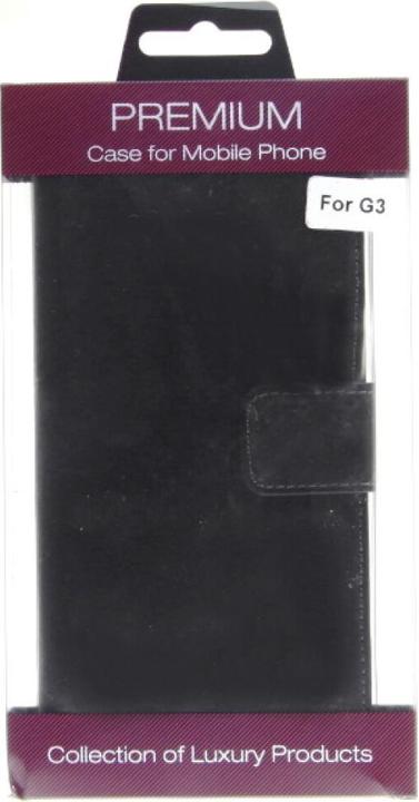 Produktbild OEM Slim Leather Book Case for LG G3 - black 4250710554010 (LG G3)
