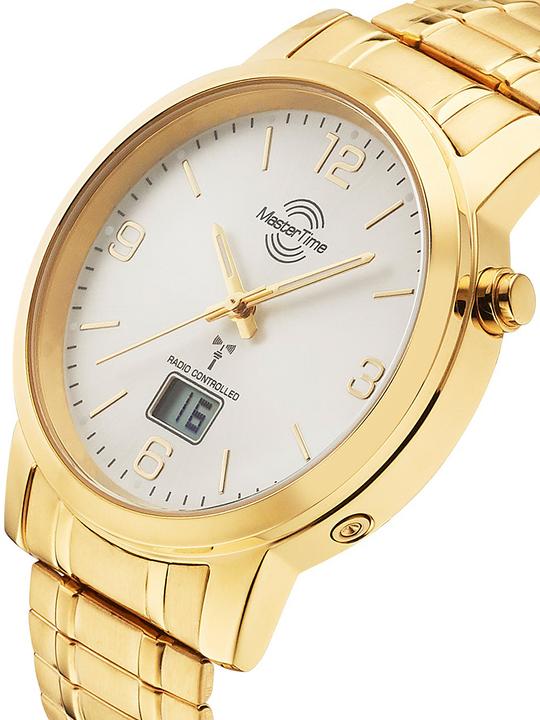 Immagine prodotto Conrad Components Orologio da uomo controllato via radio Master Time (Orologio da polso analogico, Orologio digitale, Orologio radiocontrollato, 41 mm)