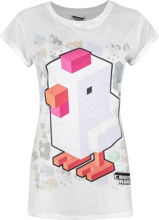 Crossy Road TShirt mit HühnchenSublimationsdruck